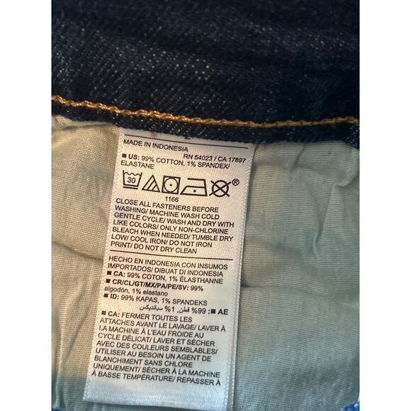 NWT Old Navy Women's Dark Blue Denim Shorts Sky-Hi A-Line Size 2 - Picture 5 of 6